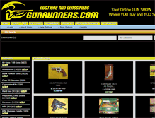 Tablet Screenshot of gunrunners.com
